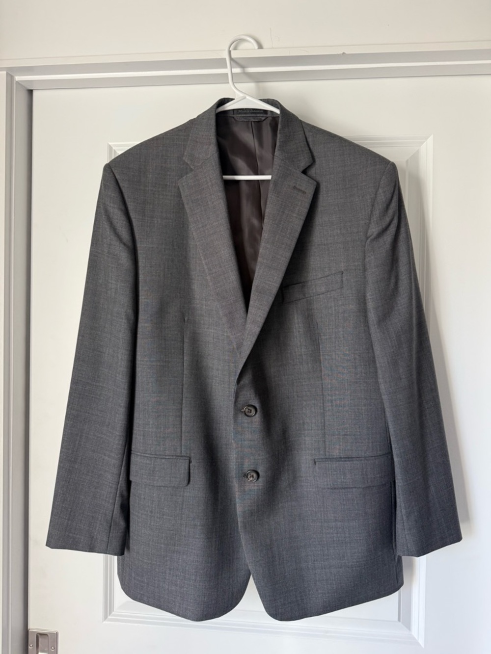 Lauren Ralph Lauren Gray Wool Blazer 44R Classic Tailored Sport Coat